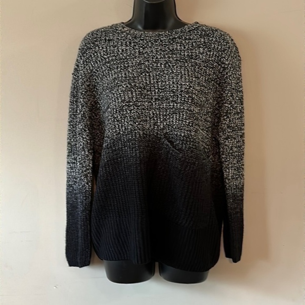 Topshop Oversized Ombré Sweater size 6